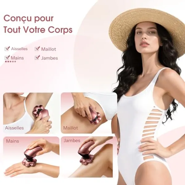 HiBig Rasoir Électrique Femme 7D - Photo principale du produit, test et avis détaillé